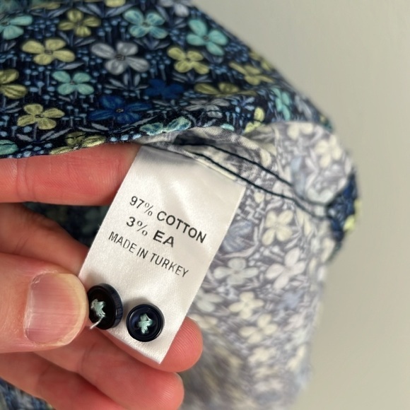 JEFF THE JAY SHORT SLEEVE SHIRT FLORAL PRINT IN LARGE - Picture 6 of 9